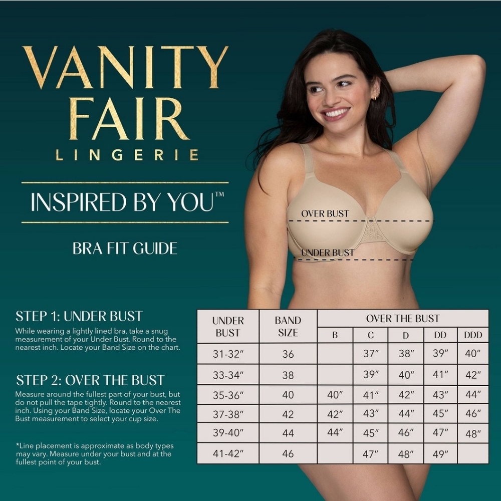 Vanity Fair Black Sport Medium Impact Wireless Bra Size 40D NWT - Picture 4 of 7